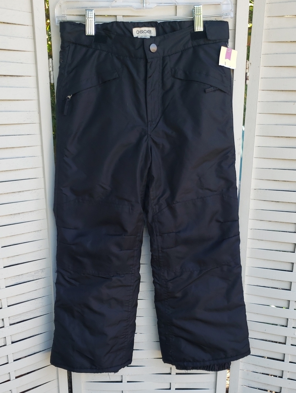Cherokee Youth Black Insulated Snow Pants